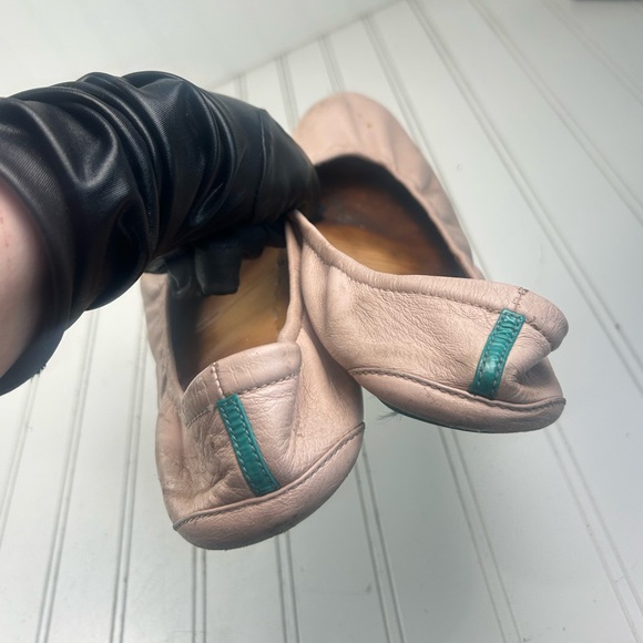 TIEKS by Gavrieli Ballerina Pink Blush Soft Leather Ballet Flats Womenโs Size 9 - Picture 8 of 12